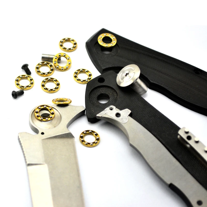 Espaciador laton para eje de cuchillo plegable EDC - imagen 2