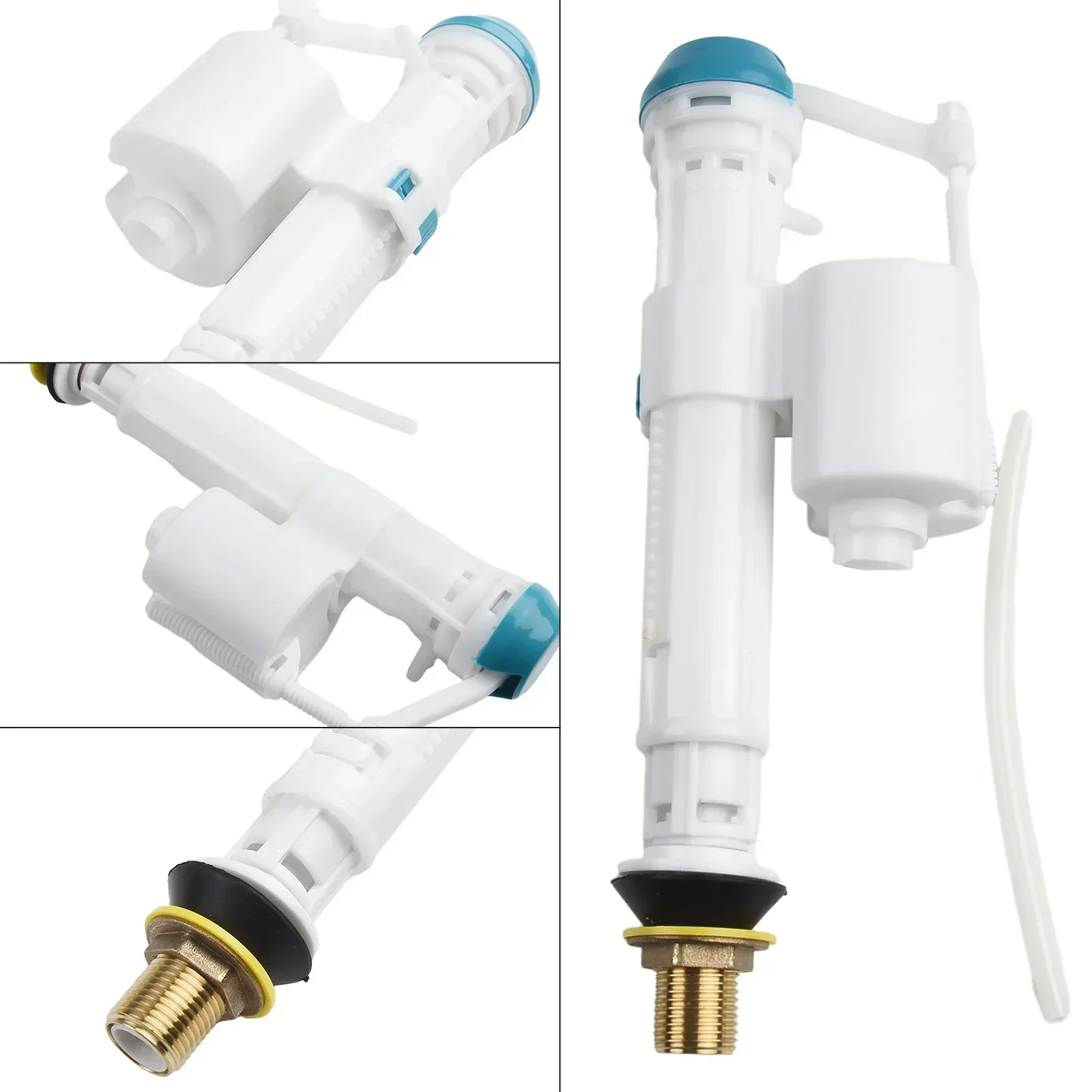 Firm And Durable G12 Bottom Inlet Toilet Cistern Fill Valve Silent Water Saving Adjustable Water Level Entry