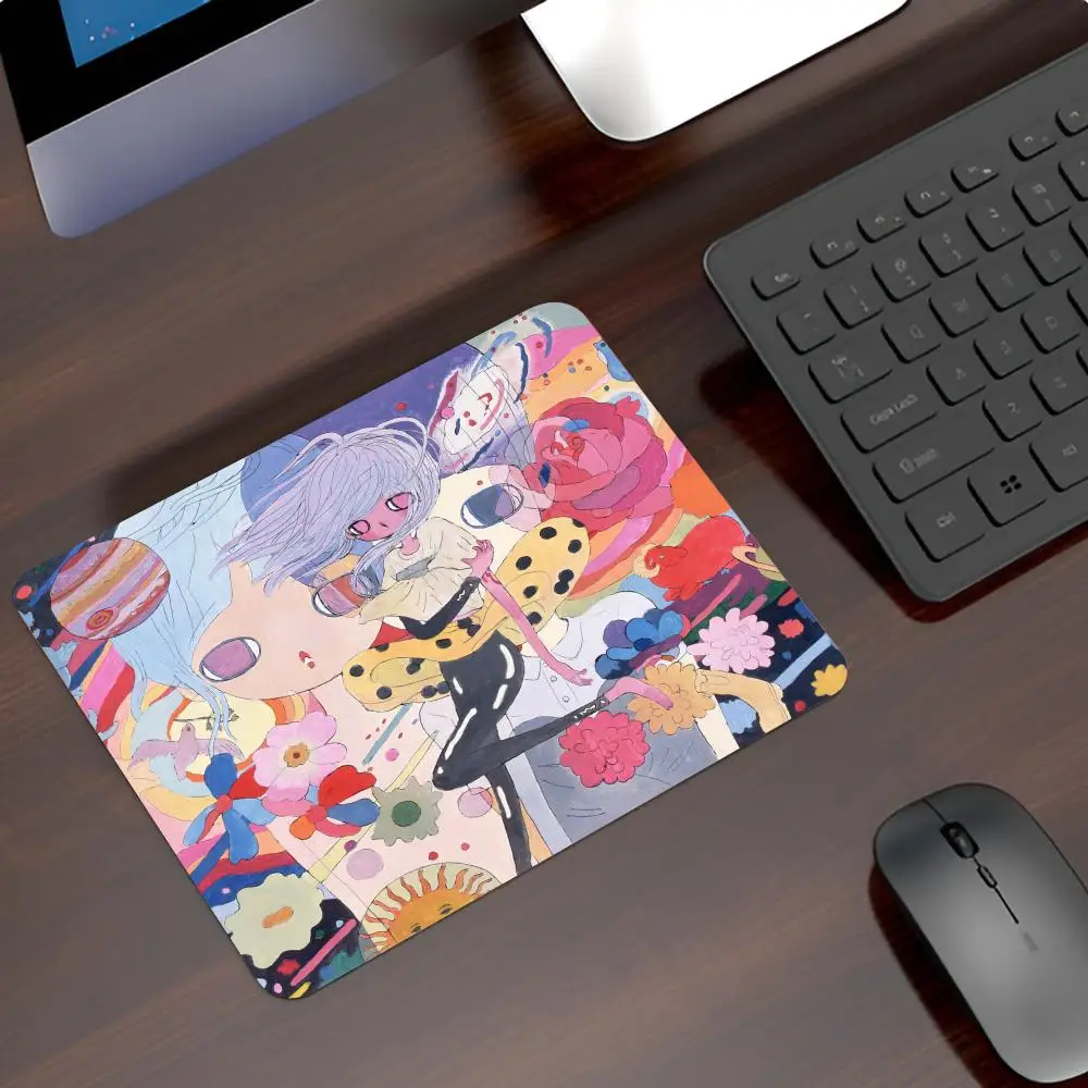 Aya Takano Mouse Pad Game Mause Pads Laptops Small Wrist Protector Supplies Luxury Notebook Accessories