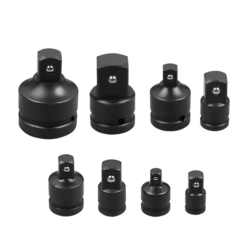 8pcs 1/4 3/8 1/2 1 Air Impact drill adapter Universal Pneumatic Adaptor Converter Socket Joints for Electric Impact Wrench