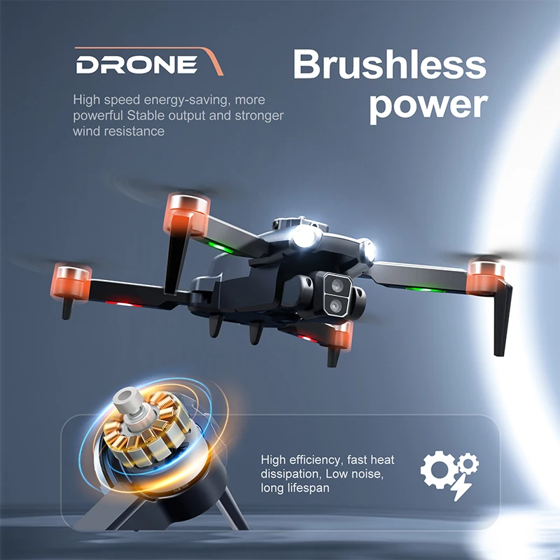 All-round Obstacle Avoidance S119 Quadcopter Drone with Optical Flow Positioning, and, Electronic Control Dual  Cameras.