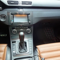 Koolstofvezel Voor Volkswagen Passat B7 2012-2016 Film Interieur Stickers Middenconsole Gear Dashboard Air Deurklink Lift panel