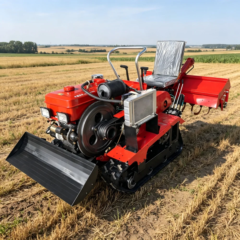 Ride‑on Multi‑Function Micro Tiller Agricultural Seat Type Rotary Cultivator