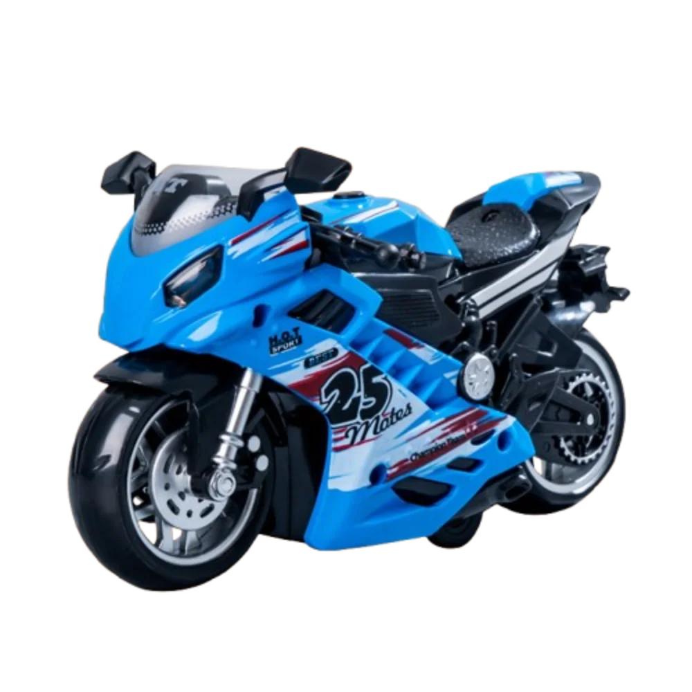 Music Motorcycle Racing Racing Car Model Lights Simulation Motorcycle Plastic Sports Car Mini Motorcycles Music