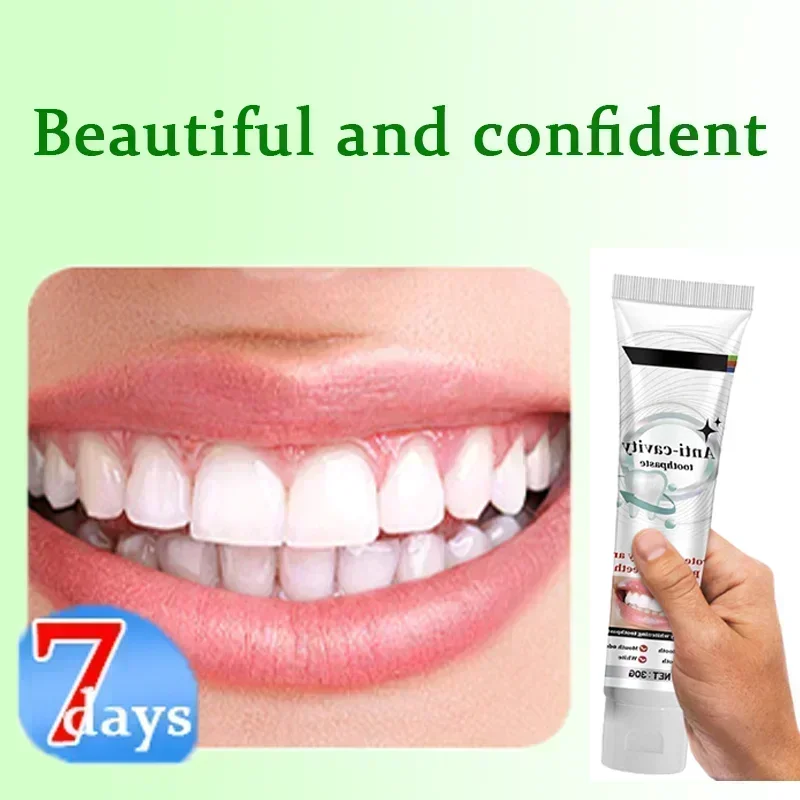 Whitening Toothpaste Cleans Cavities Repairs All Cavities Reduces Smoke Stains And Yellow Cavities Protects Teeth