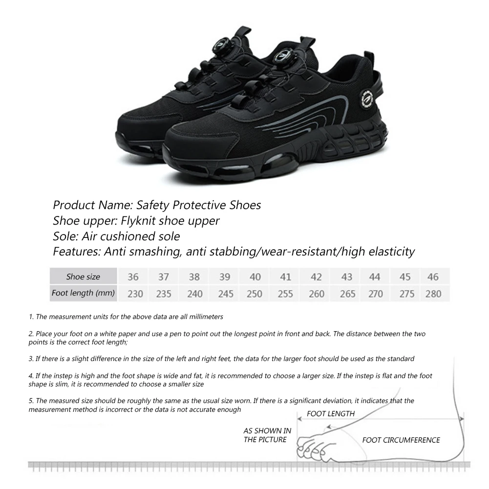 Легкая дышащая защитная обувь повышенного комфорта, дышащая для промышленной установки