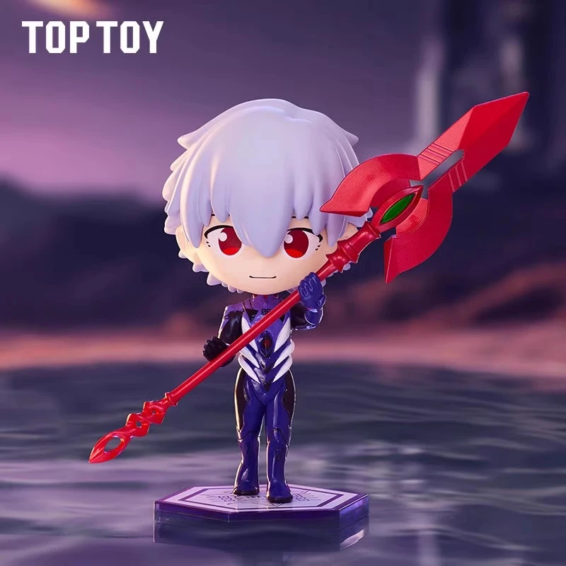 Toptoy Neon Genesis Evangelion Eva Serie di armi Scatola cieca Asuka Mano Ornamento Giocattolo Regalo per collezionisti Scatola cieca alla moda