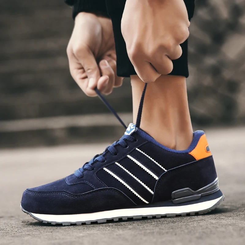 High Quality Men's Sneakers Leather Casual Shoes Autumn 2024 New Breathable Men Shoes Tenis Male Flat Shoe Zapatillas Hombre image 4