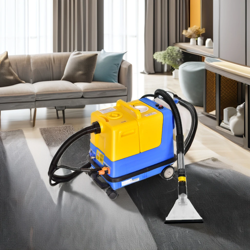 GR-10 Handheld Carpet Fabric Vacuum Cleaner Corded Spot Wet Dry Sofa Cleaning Machine With New Plastic Motor Pump Electric Fuel