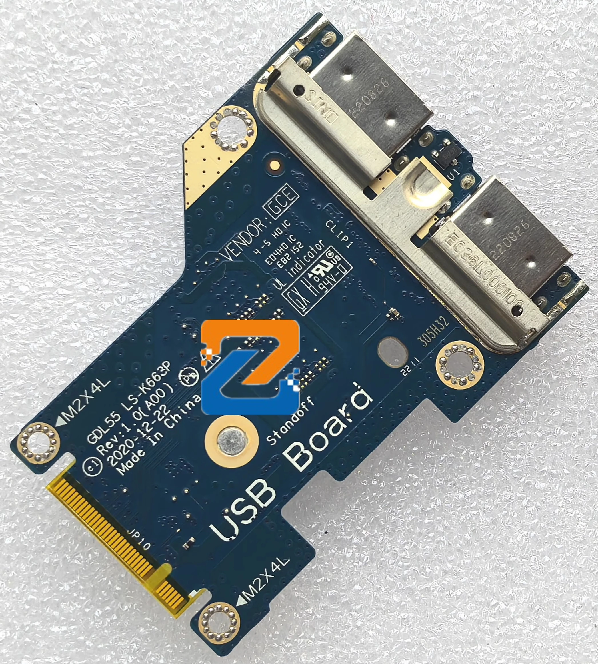 PER Dell G15 5510 5511 USB Piccola Scheda IO Piccola Scheda LS-K663P 0TR4T5