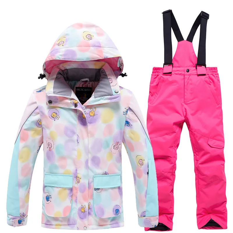 

New Ski Suits for Children Winter Warm Thickened Skiing Snow Wear Clothes Windproof Waterproof Snowboarding Jumpsuit Girls Boys