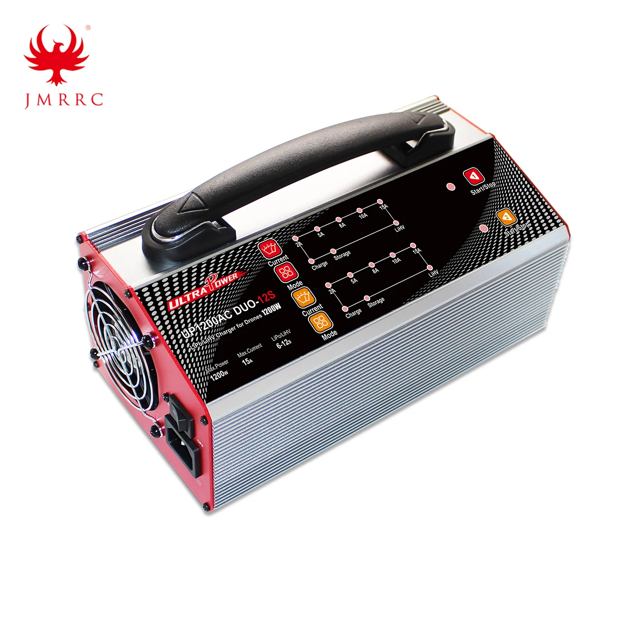 UltraPower UP1200AC DUO 2X600W 15A 6-12S Battery UAV Drone Charger Intelligent Battery Factory Price
