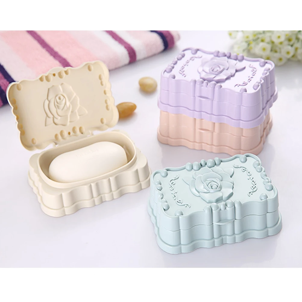 

Rose soap box soap case soap dispenser soap containersoap holder plastic soap box soap rack