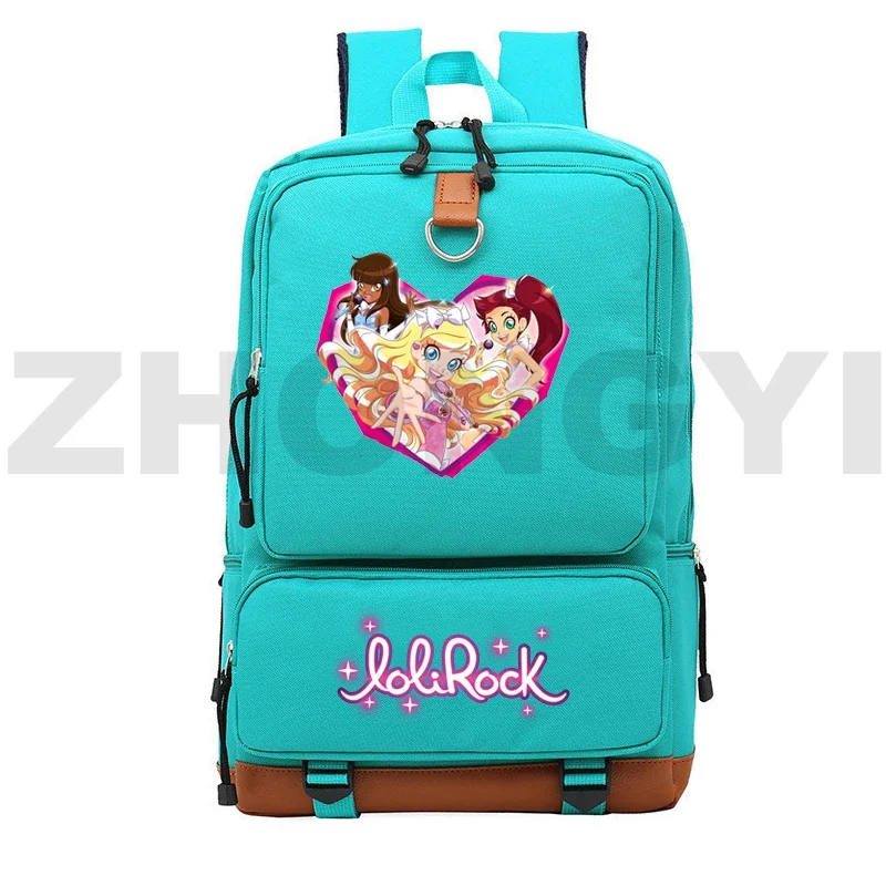 

Hot Sale LoliRockstar Backpacks for Women LoliRock Nylon Casual Rucksack Fashion Teenage Girl Travel Shoulder Bags Kids Bookbag