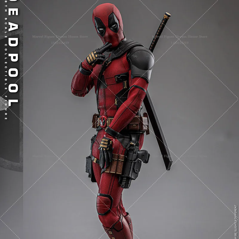 HOTTOYS MMS746B 1/6 Scale Marvel Deadpool Wade Wilson 3.0VIP  Gold Dual Guns Edition 12-inch Full Set Action Figure Soldier