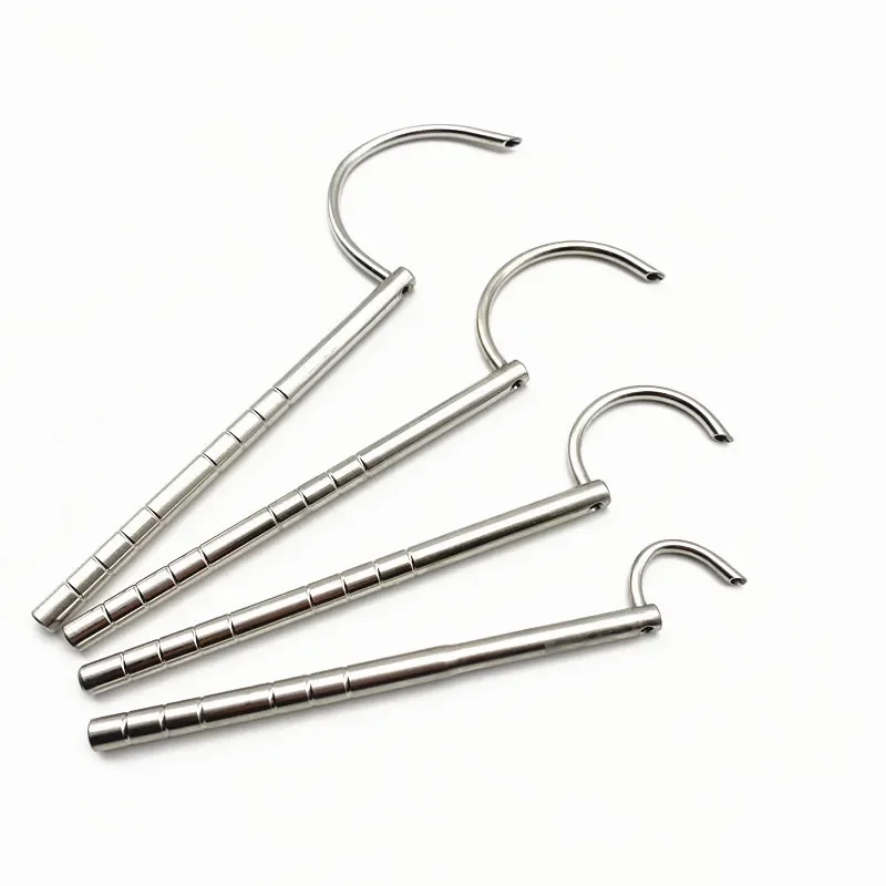 Orthopedics 4mm hole Wire Passers Stainless Steel Orthopedic Wire Guider Pet Veterinary Instrument