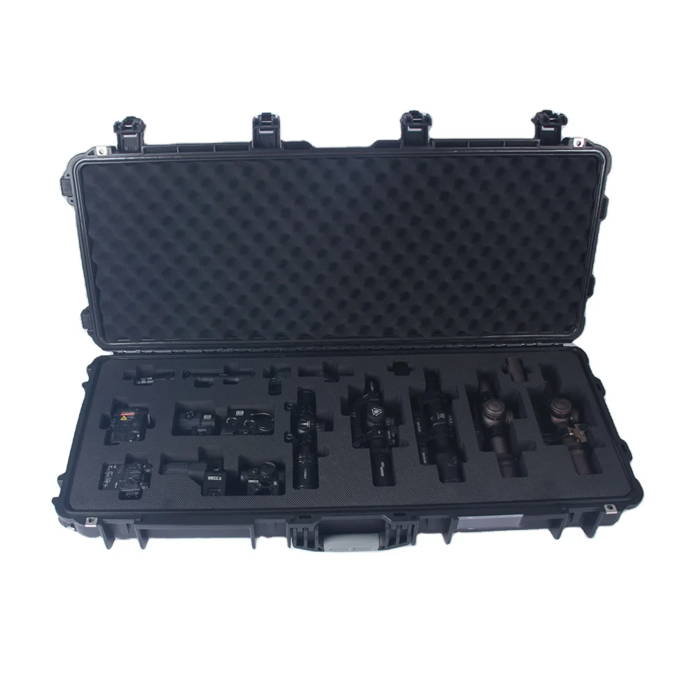 

D9816 Shockproof Durable Injection Molded Case Durable Portable Hard Plastic Tool Case With Custom Foam
