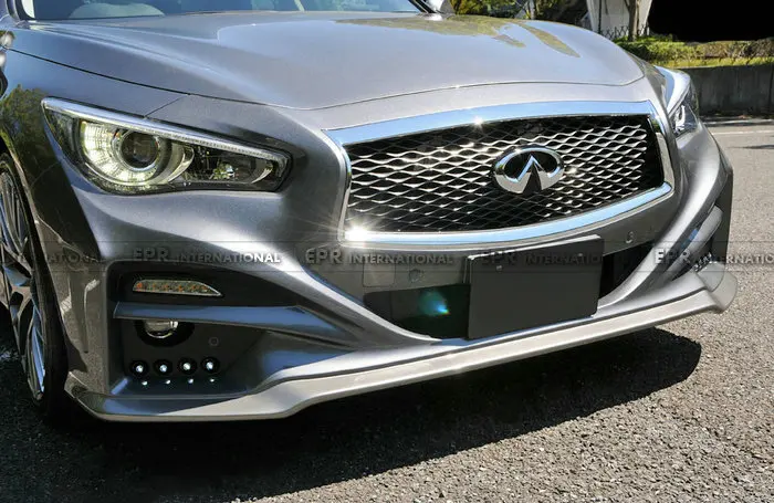 

For Infiniti Q50 Modification IMPUL Front Bumper, Resin Fiber Large Surround