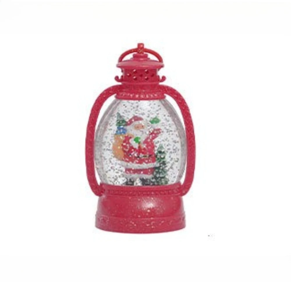 Christmas Children Tree Mini Lantern Decoration Table Lamp Christmas Gift Souvenir Water-filled Table Lamp Feature Night Light