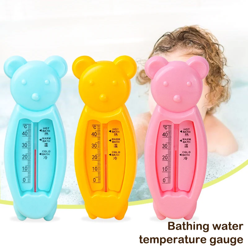 Cartoon Cute Bear Baby Water Thermometers Lovely Children Bath Thermometer Toys Baby Care Plastic Bath Water Thermometer