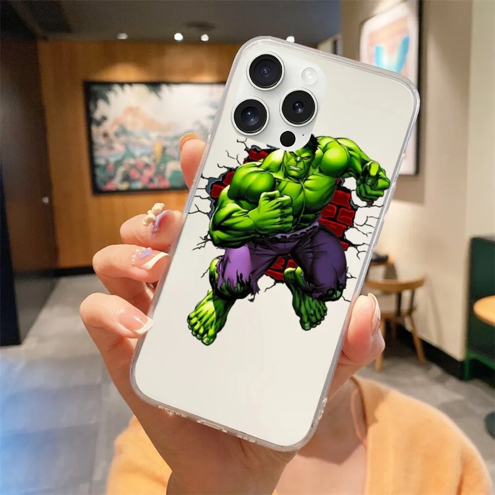 BEAST KINGDOM MARVEL H-Hulk Phone Case For Transparent Samsung S21 S22 S23 A12 A31 Note Plus Ultra Shell