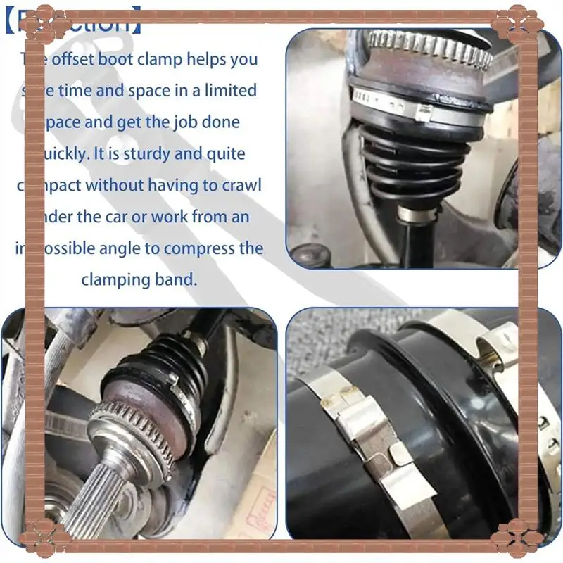 24-Hour Delivery Offset Boot Clamp Plier CV Joint Boot Clamp Pliers Replacement For 30600