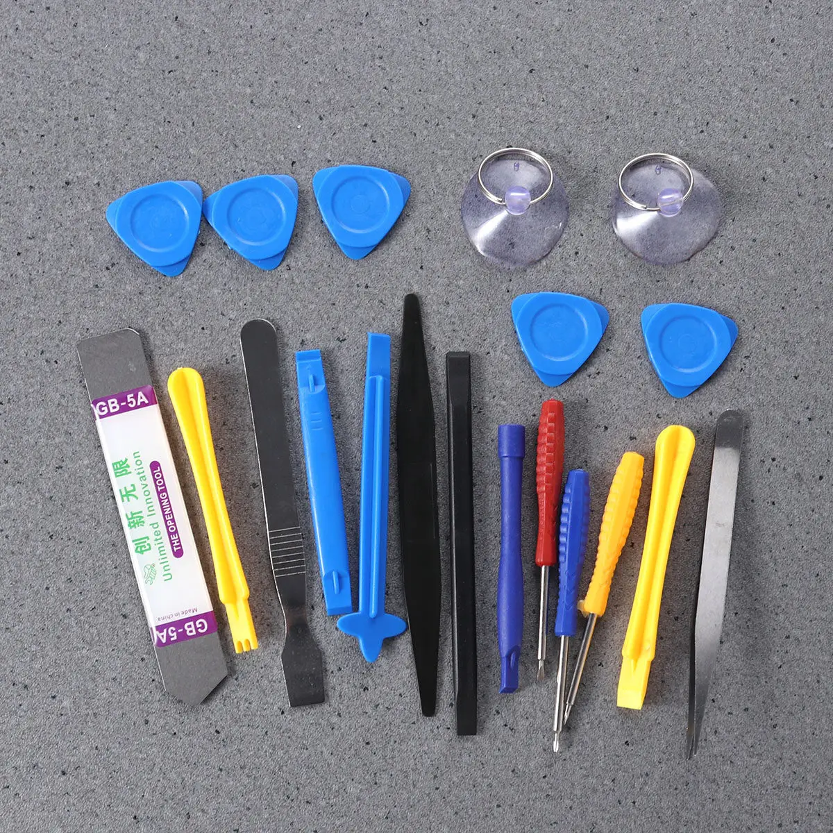 20Pcs Professional Repair Tool Set for Cell Phone Tablet Laptop Pc Disassembly Featuring Premium Tips Compact Storage Case
