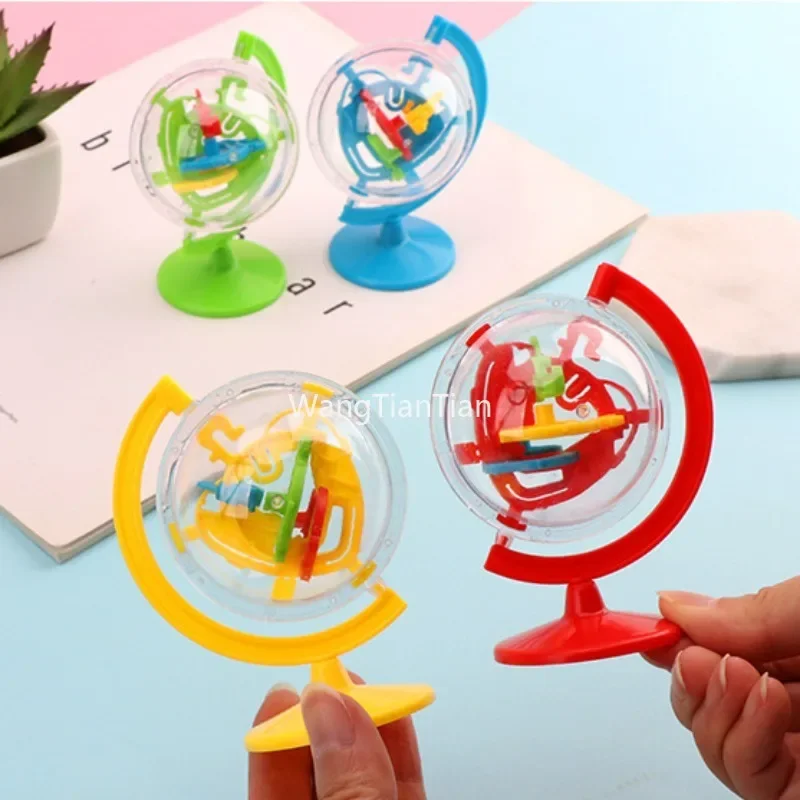 Mini 3D Intellectual Maze Ball Magical Puzzle Ball Brain Teasers Hard Intellect Challenges Game Sphere Educational Toy