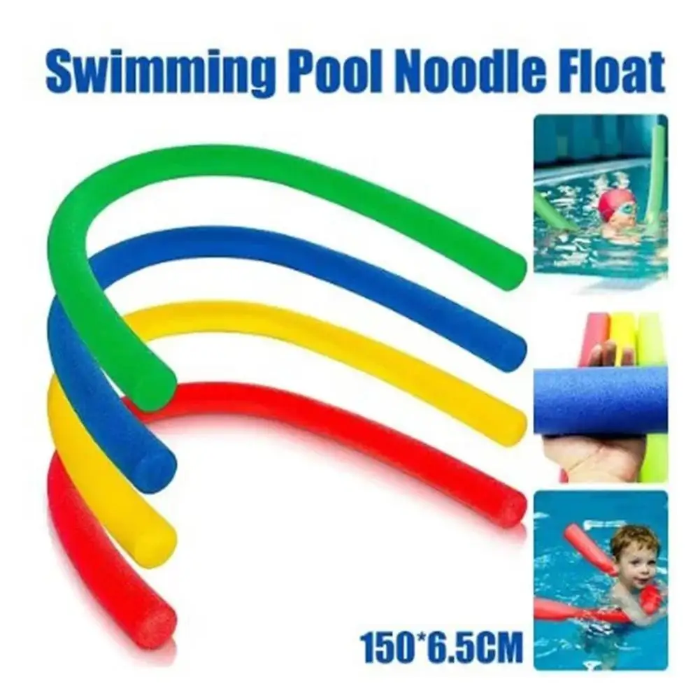 Flotador de fideos de espuma Multicolor para piscina, palo de flotabilidad para ayuda de natación, entrenamiento para principiantes, Ad A1M7