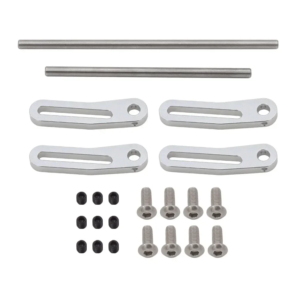 المصد الأمامي والخلفي المعدني قضبان الثور لهيكل الزاحف RC 1/10 LCG TRX4 SCX10 كابرا دودج عربة الطاقة ترقية أجزاء #5