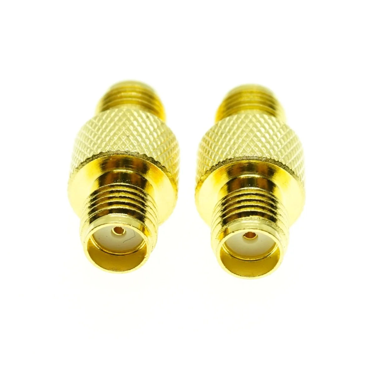 RF Adapte SMA female jack to SMA female RF Coaxial Converter Straight New Brass