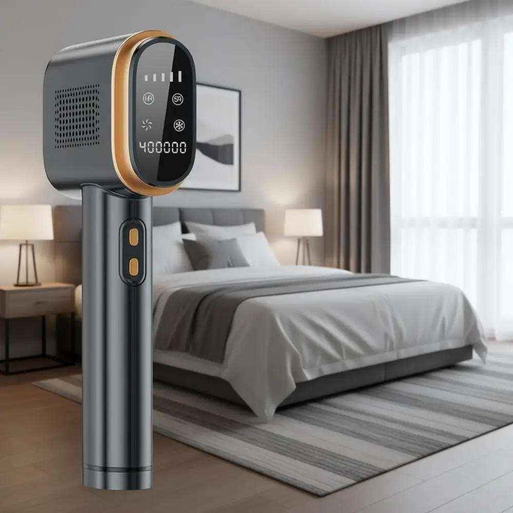 

Лазерный эпилятор IPL, технология охлаждения, 400 000 вспышек, 5 уровней интенсивности, датчик кожи, два режима, для лица и тела