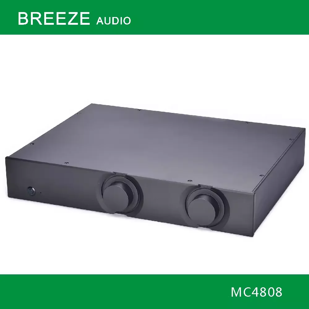 BRZHIFI Chassis Audio MC4808 Merging Case All aluminum Preamplifier chassis Cost-effective DAC Decoder Case Enclosure Box DIY