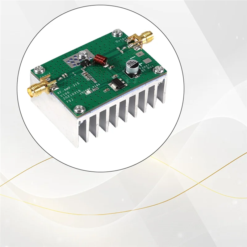 Excellent-315Mhz 8W RF Power Amplifier Single Frequency UHF Power Amplifier For Ham Radio Remote Control Flight Control Booster