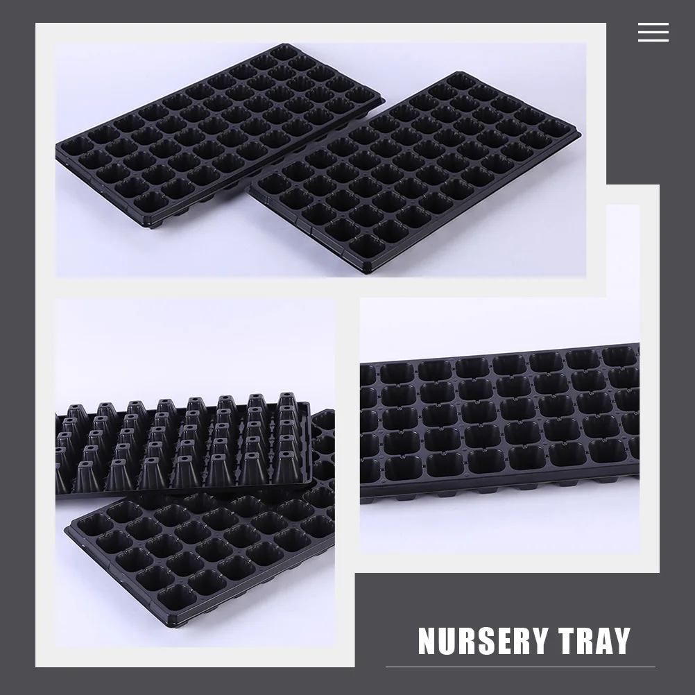 

Набор из 6 лотков для проращивания растений, многоклеточные пластиковые лотки для рассады, для выращивания в помещении и на улице, для стартового выращивания и проращивания