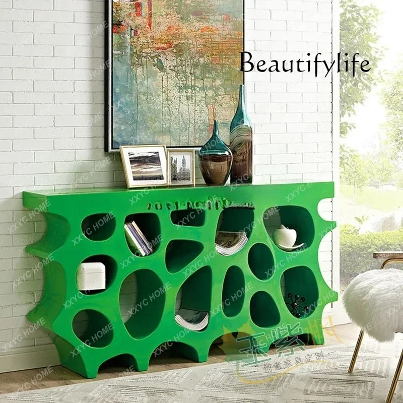 Ti Light Luxury And Simplicity Modern Creative Entrance Cabinet Hall Cabinet