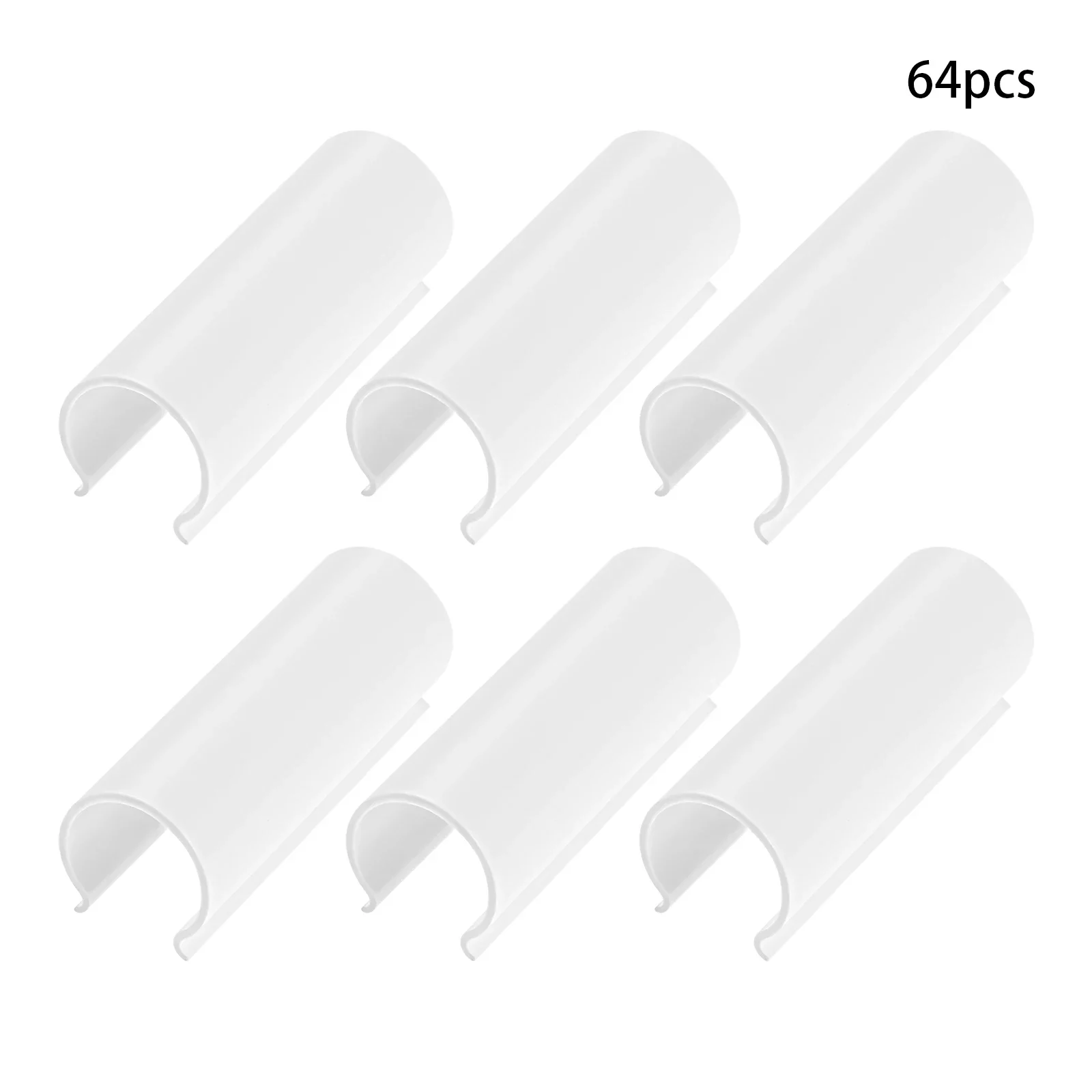 64Pcs Snap Clamp 3/4