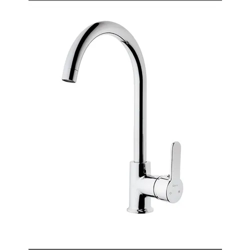 Square Delta Mix Sink Faucet (Long Spout)