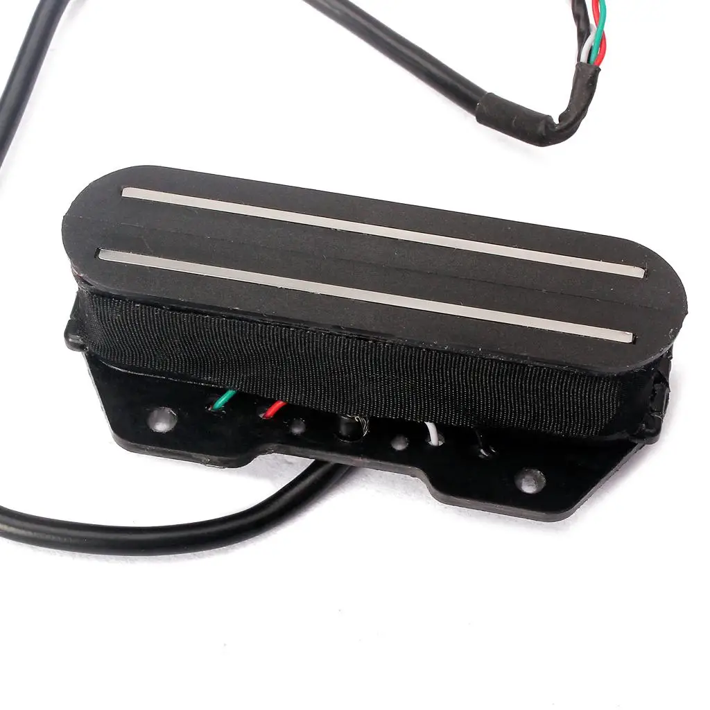 Dual Rail Shielded Humbucker Bridge Pickup Copper Wire Coil for Electric Guitar Music Learners view 6