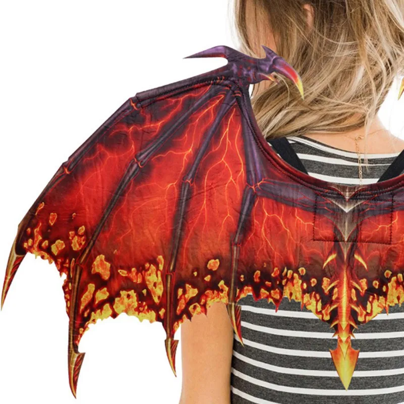 Halloween Kostuum Dans Rekwisieten Mannen Vrouwen Non-Woven Mode Dragon Wings