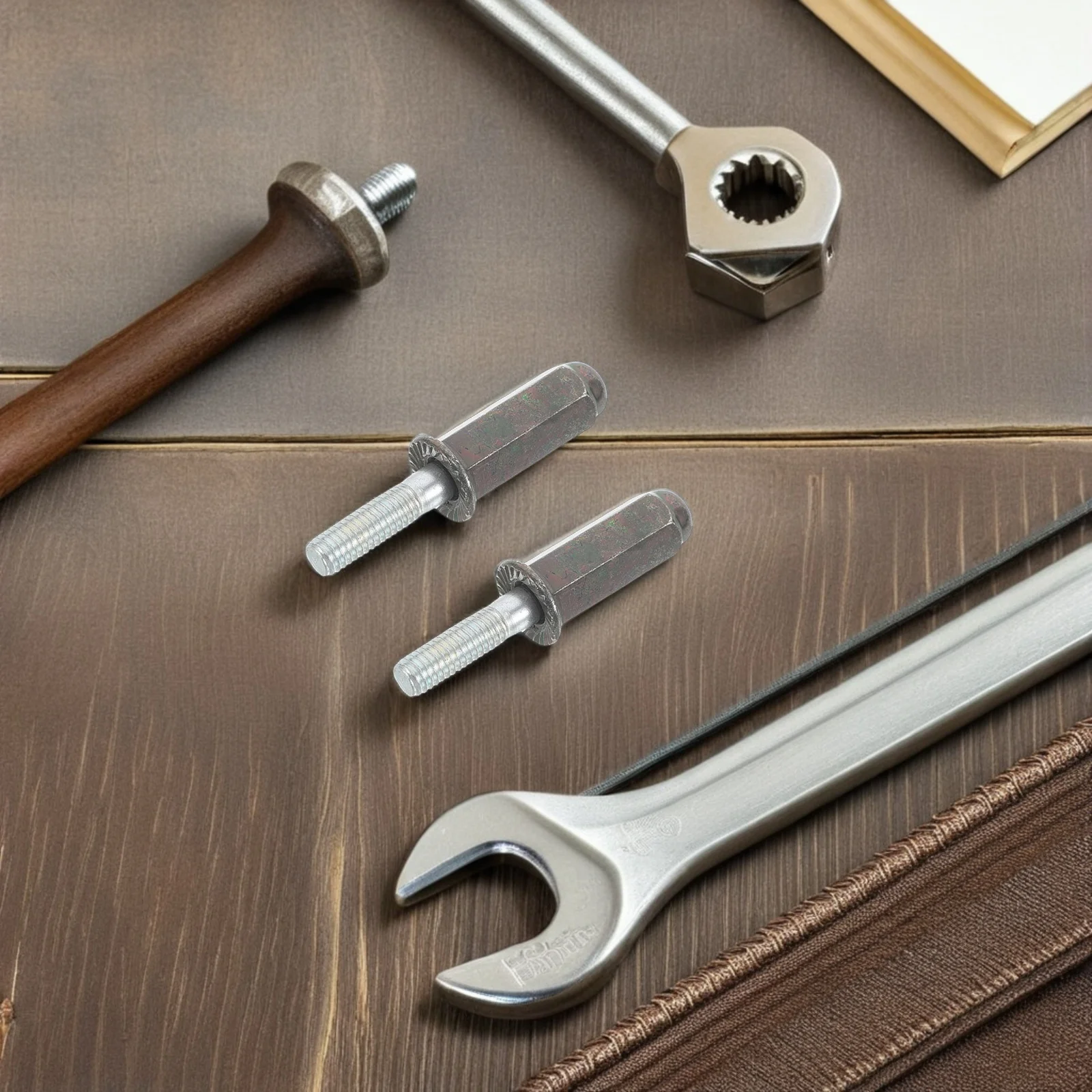 

2pcs Exhaust Bolt Gasket Kit for ATV Scooter Precision Fit Durable UniversalEngine Pipe Bolt Noise Reduction Easy Installation