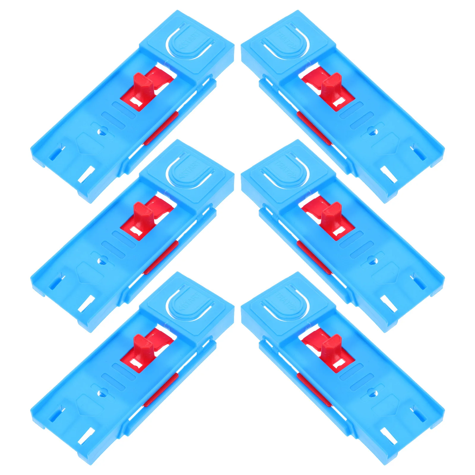 6Pcs Mini Race Car Launcher for Children Easy Portable and Lightweight Racing Track Accessory Race Car Party Favors