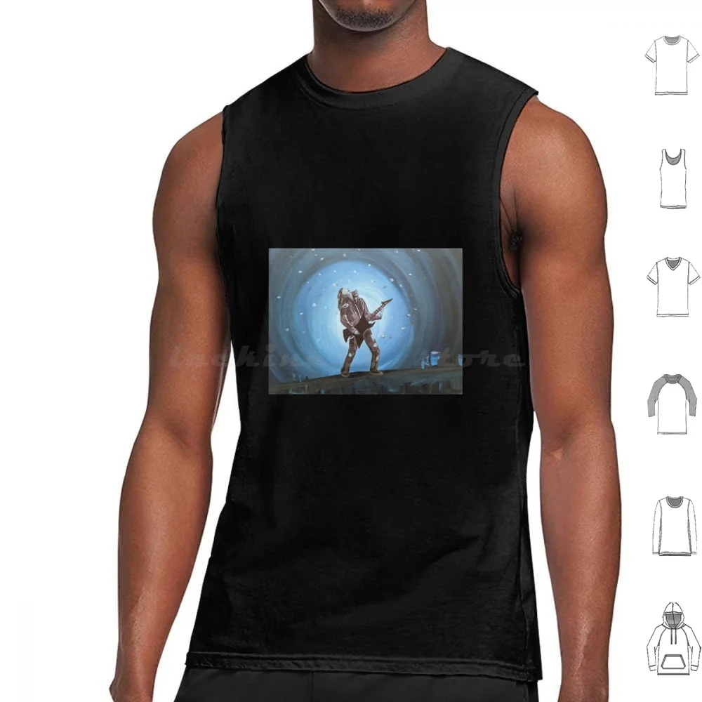 

Eddie-Tank Tops Vest Sleeveless Upside Down Eddie Metal
