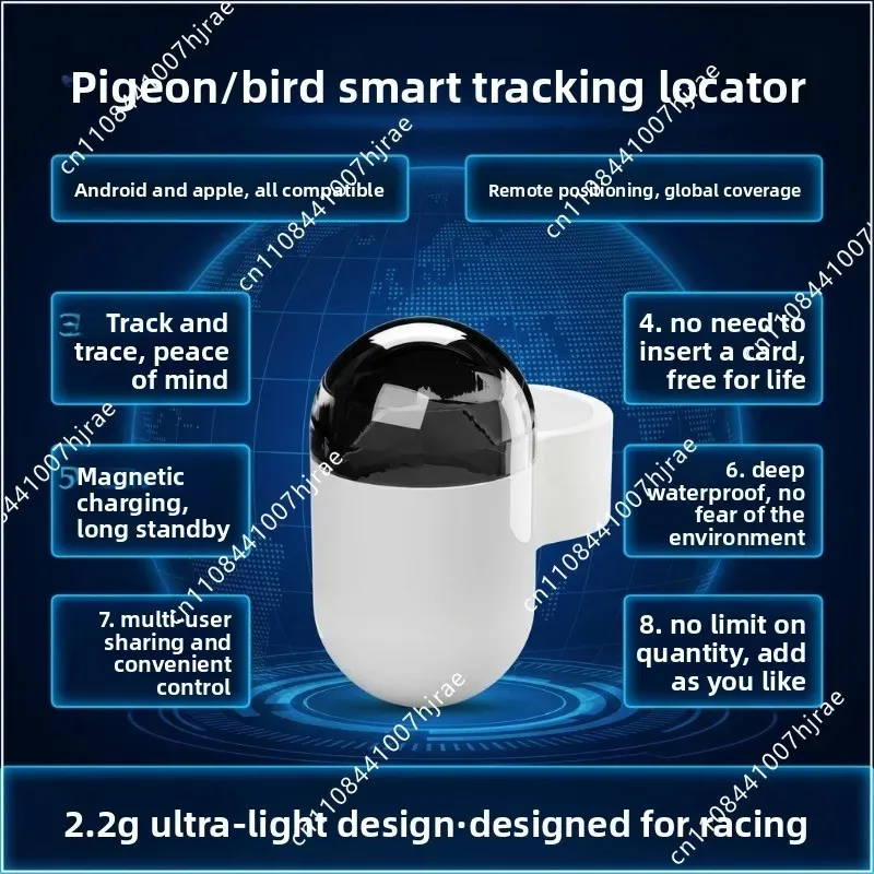 Real-time Global System Locator for Pigeon Outdoor Flight Leg Straps and Circular Positioning 1pcs 5pcs 10pcs
