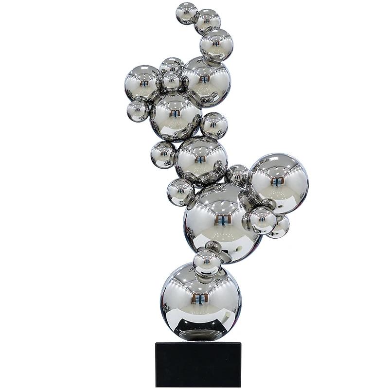 Modern simple home decoration high-end luxury with gold creative gifts stainless steel metal home