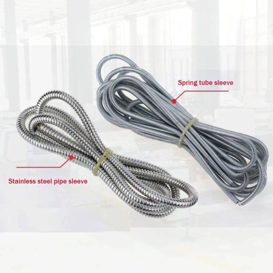 أداة آلة التصنيع باستخدام الحاسب الآلي أنبوب زيت أنبوب حماية زنبركي كم أنبوب زيت 4 مم 6 مم كم أنابيب من الفولاذ المقاوم للصدأ #2