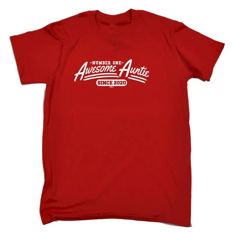 

Мужская забавная футболка Awesome Auntie 2020 года с новинкой