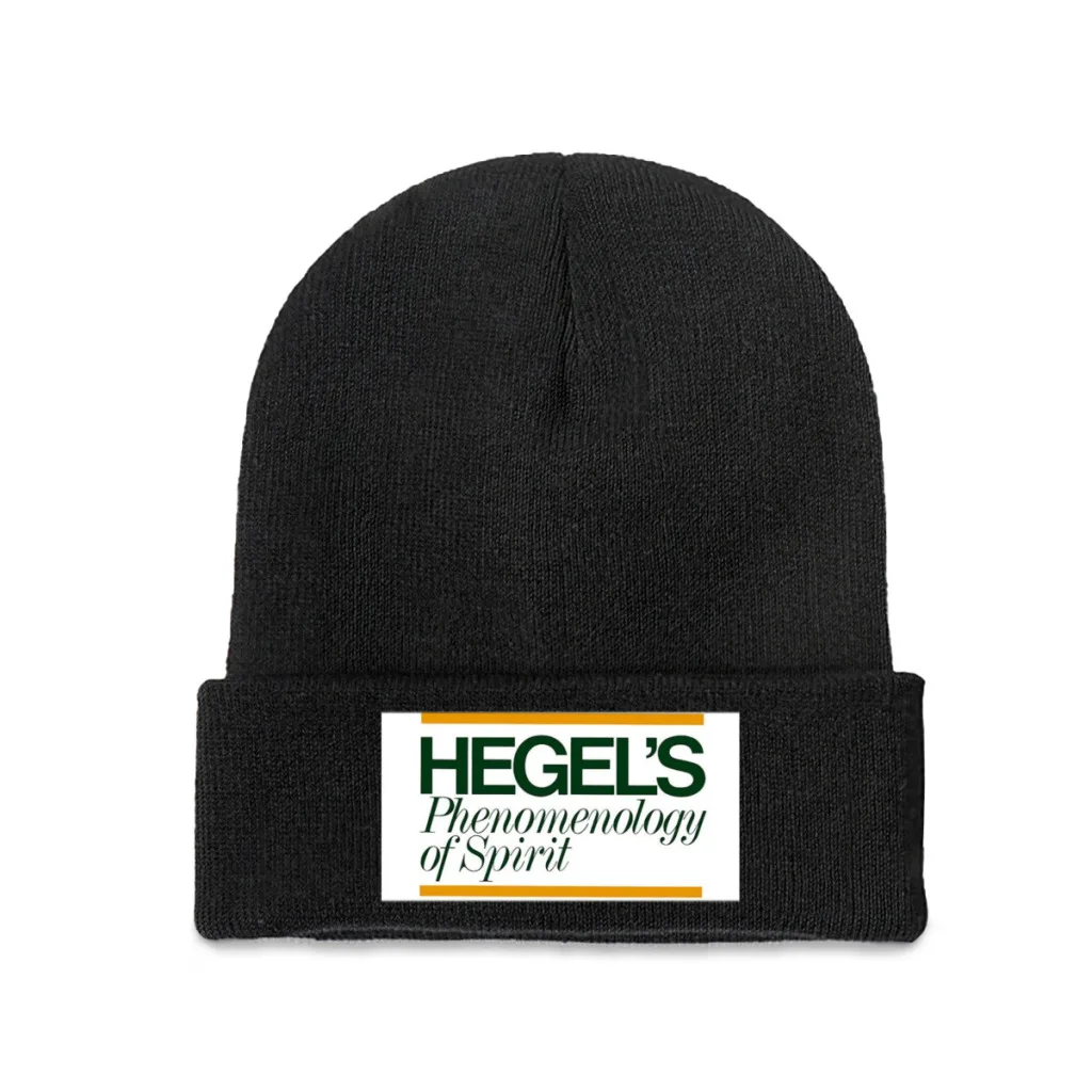 Hegels Phenomenology of Spirit - Book Cover, Aesthetic, Philosophy, Dialectics Knitted Caps Women's Men's Skullies Beanies