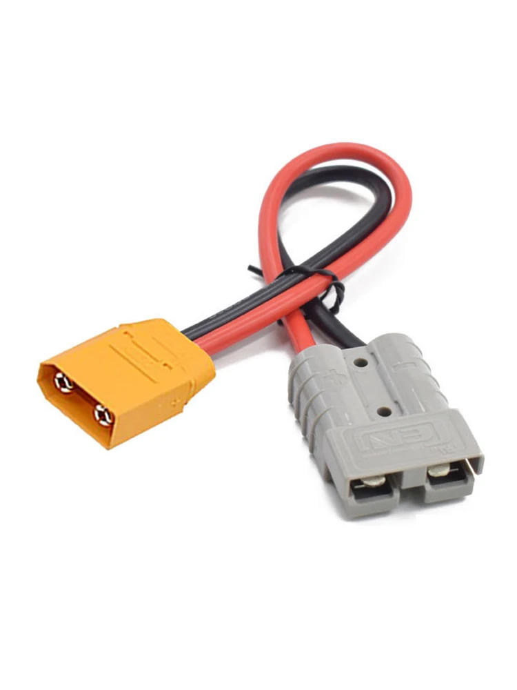 Złącze XT60 XT90 do przewodu ładującego 50A, wtyk 50A do XT60/XT90 męski/żeński, adapter kabla do baterii litowej modelu samolotu. — 2