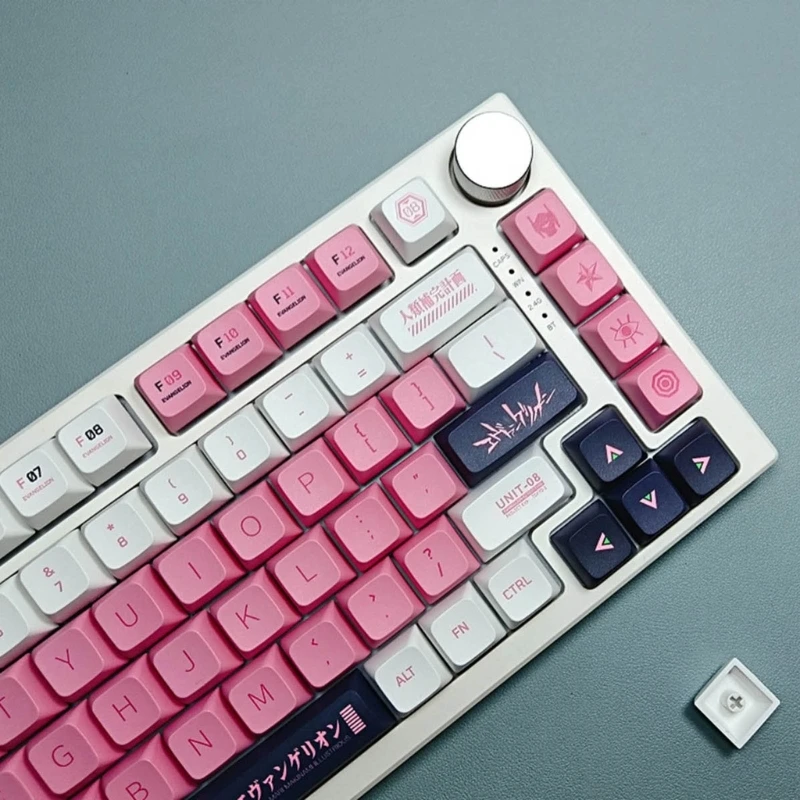 Imagem -03 - Pbt Keycaps para Teclado Mecânico Perfil Xda Dye-sub Eva 08